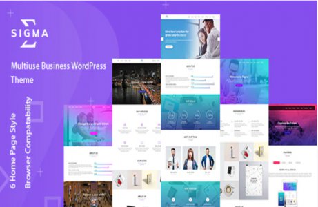 Sigma - Çok Amaçlı WordPress Teması