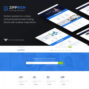 Zipprich - Web Hosting ve WHMCS WordPress Teması