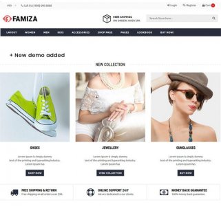 Famiza - Çok Amaçlı Shopify Teması