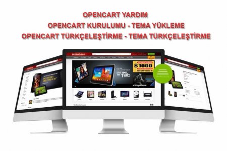 Opencart Yardım Paketi - Tema Kurulum - Türkçeleştirme