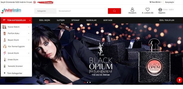 Satılık Alan Adı ve E-Ticaret Sitesi Evineteslim.com